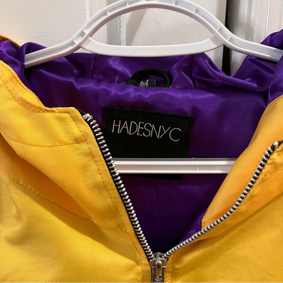 HadesNYC Luxury Windbreaker in Gold - Picture 5 of 7